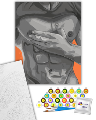 Картина за номерами "Оголений торс" 10113-AC 40х50 см by Anastasia Babych ©art.nastasi