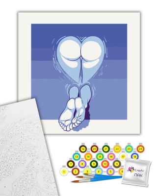 Картина за номерами "Занурення" 10090-AC 40х40 см