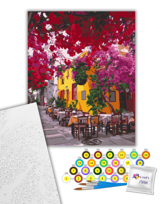 Картина за номерами "Таверна Бізантіо. Пелопоннес" 40*50 см 10539-AC