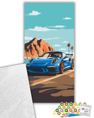 Картина за номерами "Sports car" 12503-AC 40х80 см