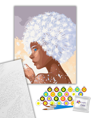 Картина за номерами "Дівчина кульбабка" 10283-AC 40х50 см