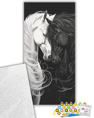 Картина за номерами "Світло і тінь" 11559-AC 40х80 см