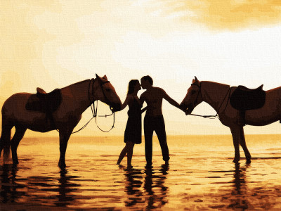 Картина за номерами "Кохання всюди" 40*50 см 10211-АС