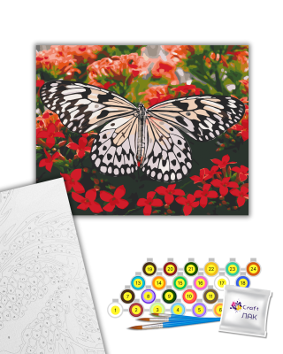 Картина за номерами Ластівки у гнізді 