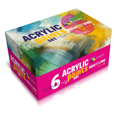 Набір акрилових фарб 6 шт. по 20 мл 5081-AC