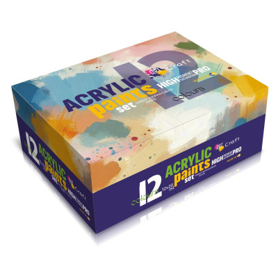 Набір акрилових фарб 12 шт. по 20 мл 5082-AC