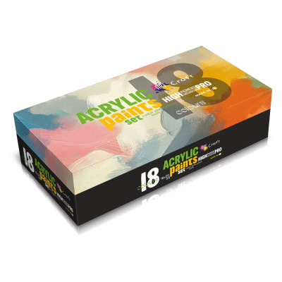 Набір акрилових фарб 18 шт. по 20 мл 5083-AC