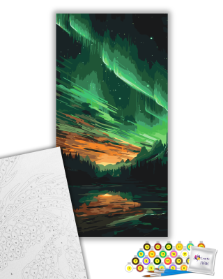 Картина за номерами "Сяйво" 11061-AC 40х80 см