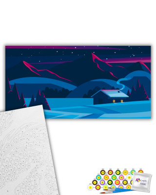 Картина за номерами "Зимова тиша" 11026-AC 40х80 см