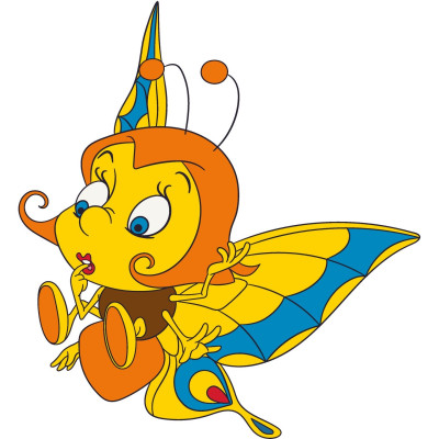 Дитяча розмальовка "Метелик" 15046-AC 25х30 см