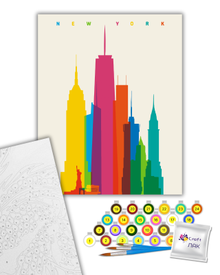 Картина за номерами "NYC" 11234-AC 40х50 см