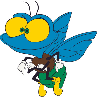 Дитяча розмальовка "Мушка" 15047-AC 25х30 см