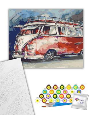 Картина за номерами "Легендарне авто" 12500-AC 40х50 см