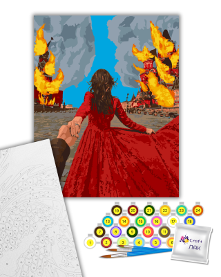 Картина за номерами "Воно палає" 10346-AC 40х50 см