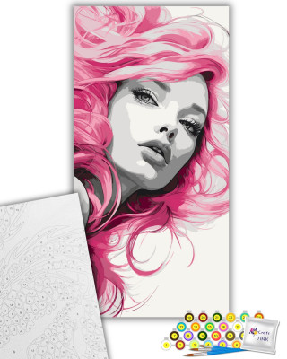 Картина за номерами "Контрастний образ" 10059-AC 40х80 см