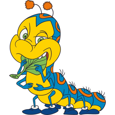 Дитяча розмальовка "Гусеничка" 15050-AC 25х30 см