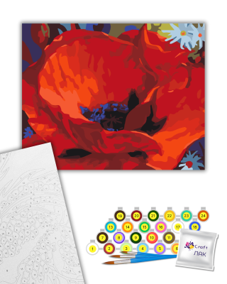 Картина за номерами "Розкішна квітка" 12148-AC 40х50 см