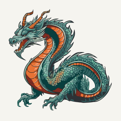 Картина за номерами "Дракон" 16076-AC 40х40 см