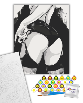 Картина за номерами "Зухвала спокуса" 10034-ACВ 40х50 см в коробці