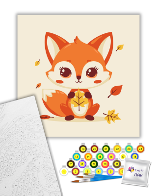 Картина за номерами "Маленька Руді" 15610-AC 30х30 см ©arttem_illustration