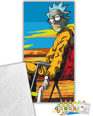 Картина за номерами "Науковець Рік" 16051-AC 40х80 см