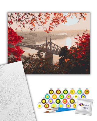 Картина за номерами "Міст свободи. Будапешт" 10560-AC 40х50 см