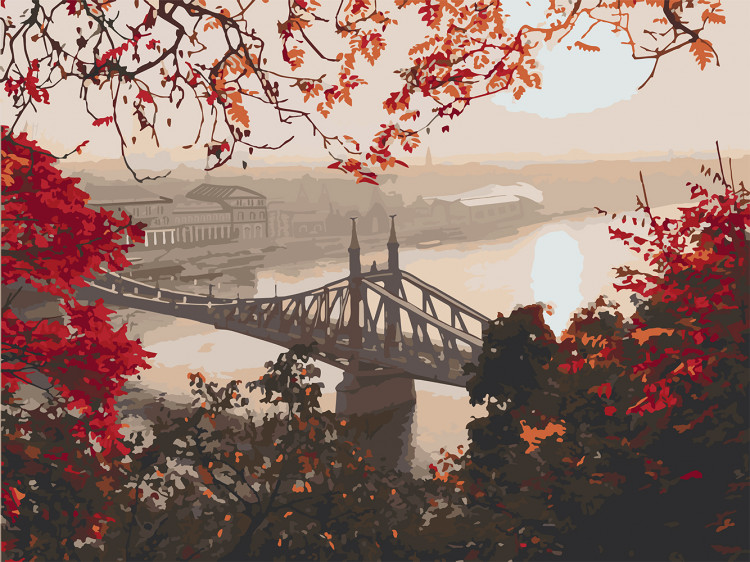 Картина за номерами "Міст свободи. Будапешт" 40х50 см 10560-AC