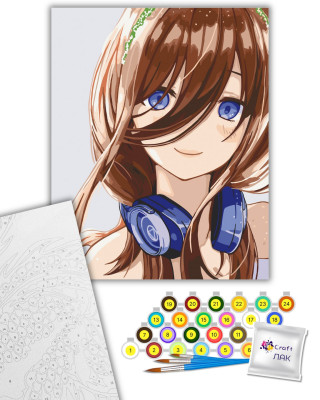 Картина за номерами "Блакитноока дівчина" 10334-AC 40х50 см
