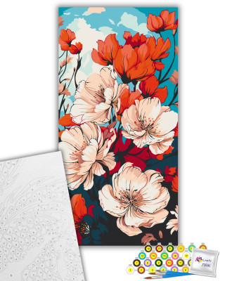 Картина за номерами "Весняний цвіт" 13071-AC 40х80 см