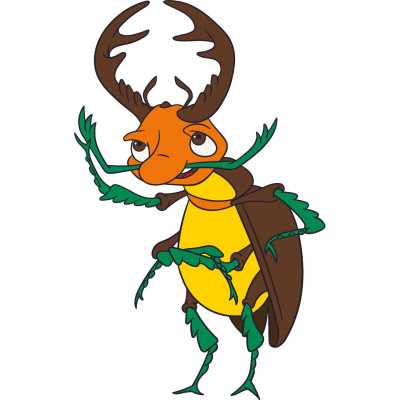 Дитяча розмальовка "Жук-олень" 15055-AC 25х30 см