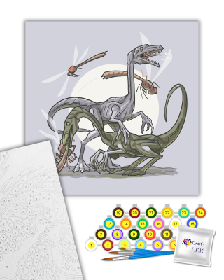 Картина за номерами "Хижаки" 15028-AC 30х30 см