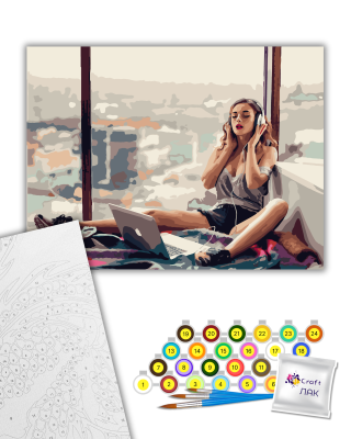 Картина за номерами "Відчуй мить" 40*50 см 10208-AC