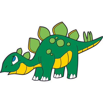 Дитяча розмальовка "Стегозаврик" 15057-AC 25х30 см